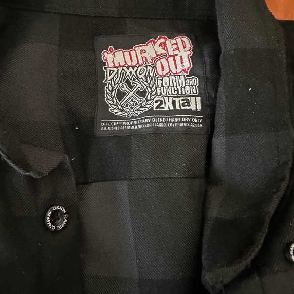DIXXON Jackets & Coats Dixxon Flannel Murked Out Perfect Condition